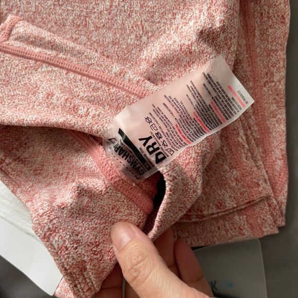 Gym shark Fleur Moroccan Brick Marl Training Pink Quick dry Leggings BNWT XS - Picture 4 of 4